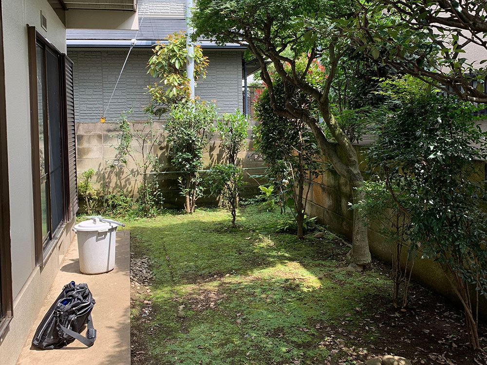 湿気が気になるお庭を 明るく爽やかにリフォーム グリーンケア