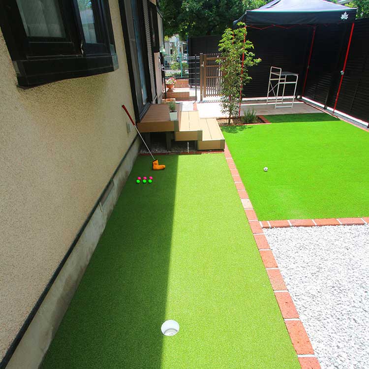 ゴルフを楽しめるお庭 グリーンケア お庭と外構のデザイン リフォーム